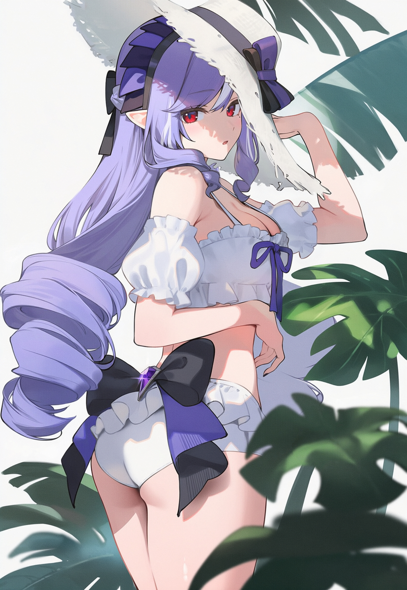 This is a pixiv picture whose title is 夏のビビアン.
