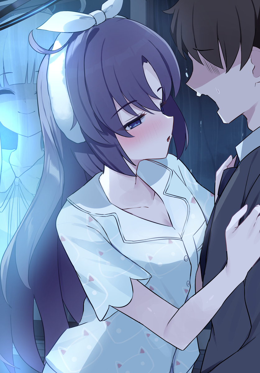 This is a pixiv picture whose title is 先生、準備は出来てるんですよね？♡.