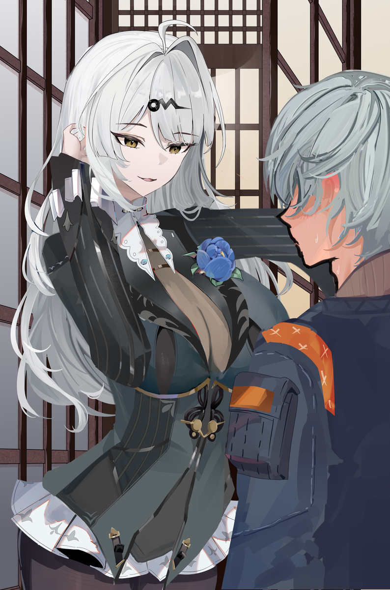 This is a pixiv picture whose title is 晚上徒弟叫.