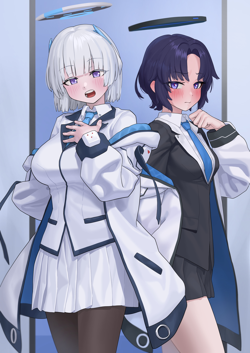 This is a pixiv picture whose title is "선생님!".
