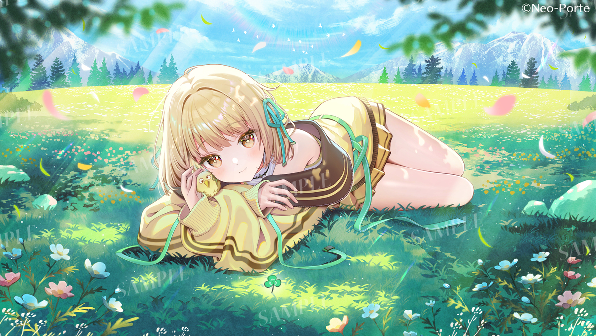 This is a pixiv picture whose title is 🌼.