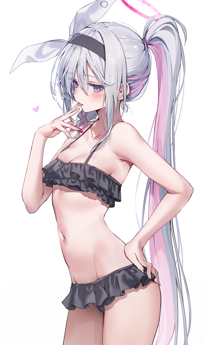 This is a pixiv picture whose title is ポニーテール..