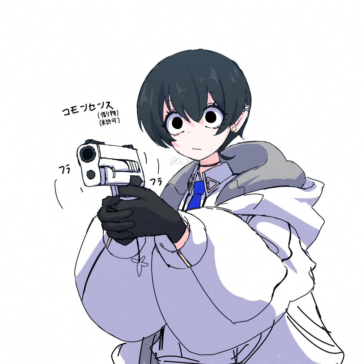 This is a pixiv picture whose title is 好奇心.