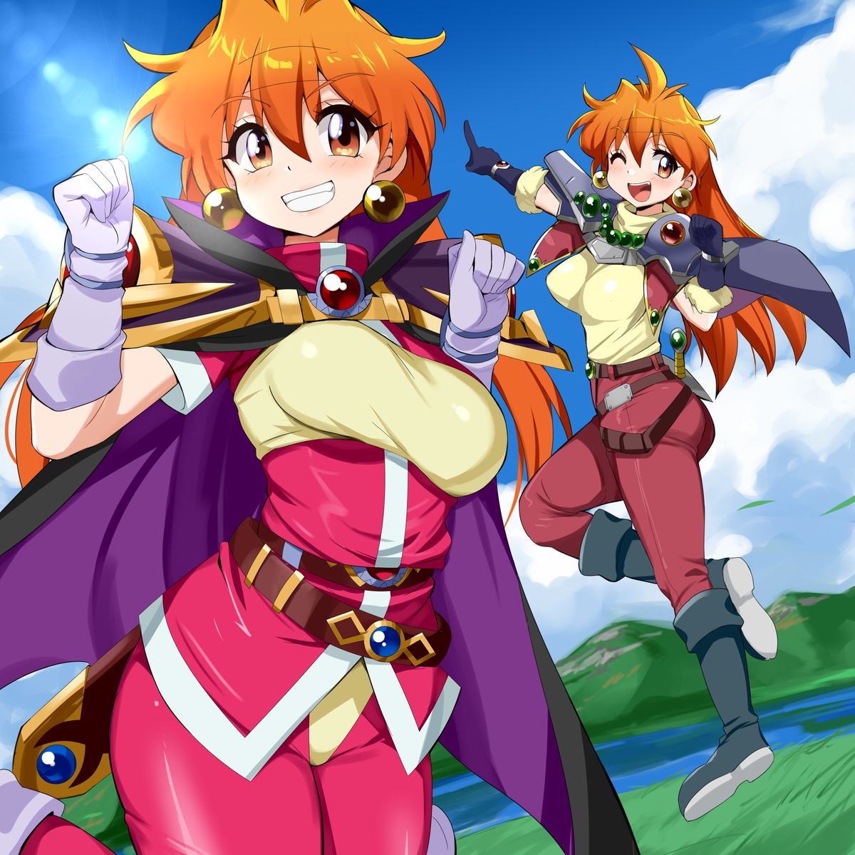 This is a pixiv picture whose title is スレイヤーズのリナ=インバース.