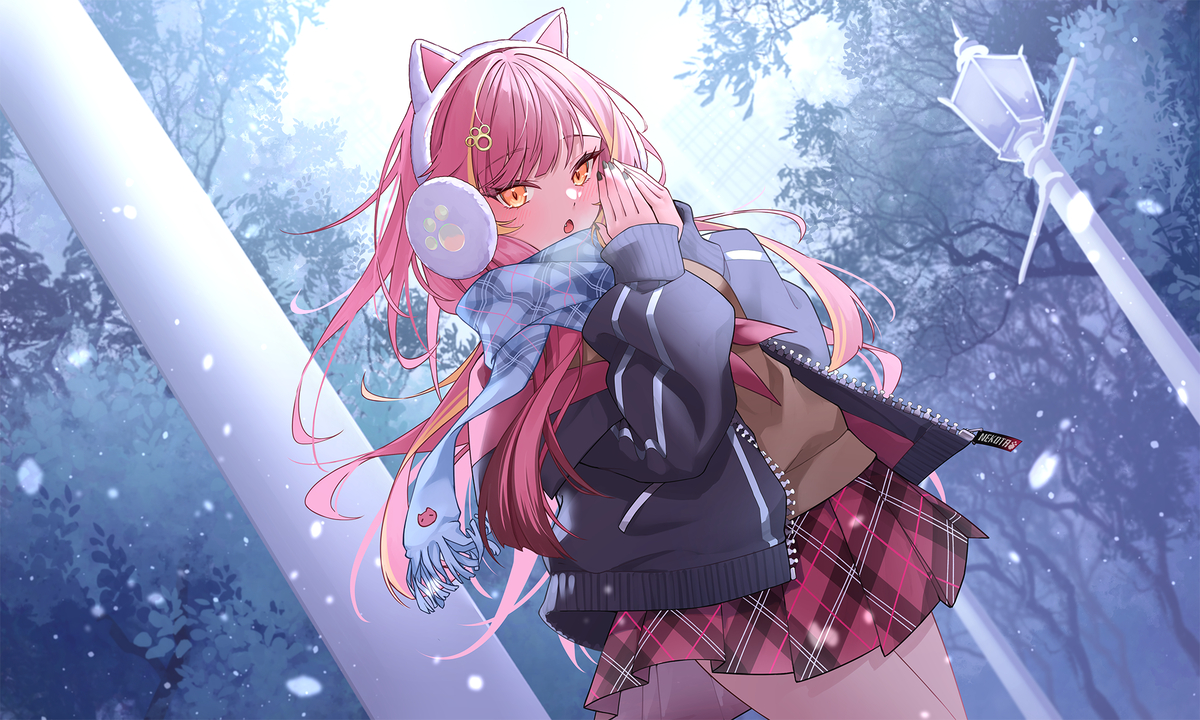 This is a pixiv picture whose title is 猫汰ヒロイン.