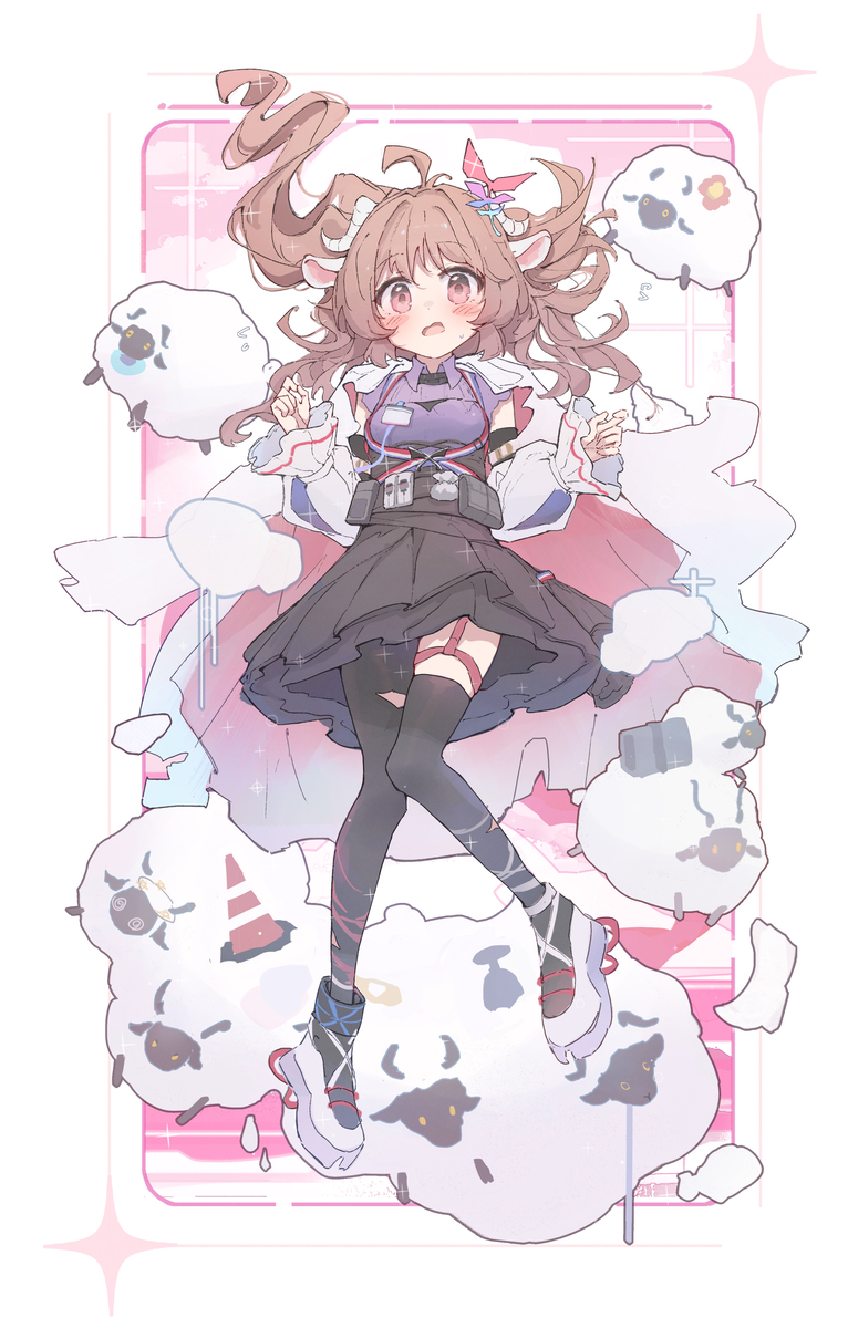 This is a pixiv picture whose title is 🐏.