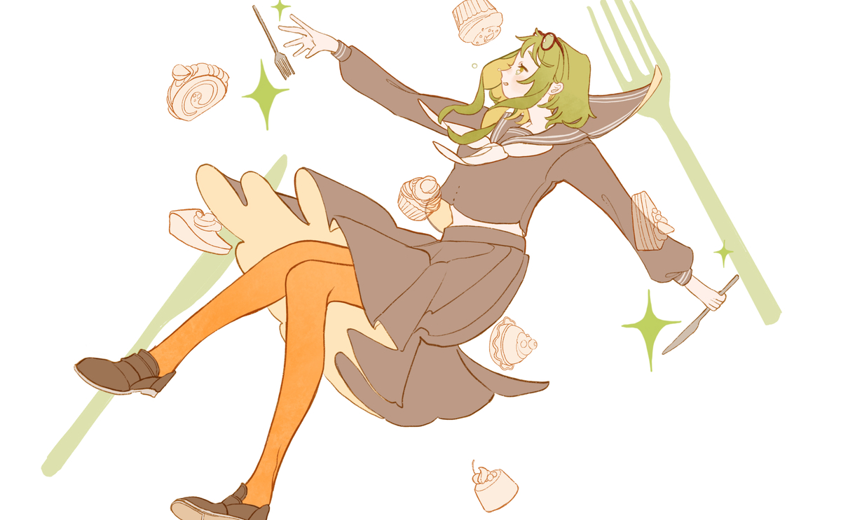This is a pixiv picture whose title is 弱虫モンブラン.