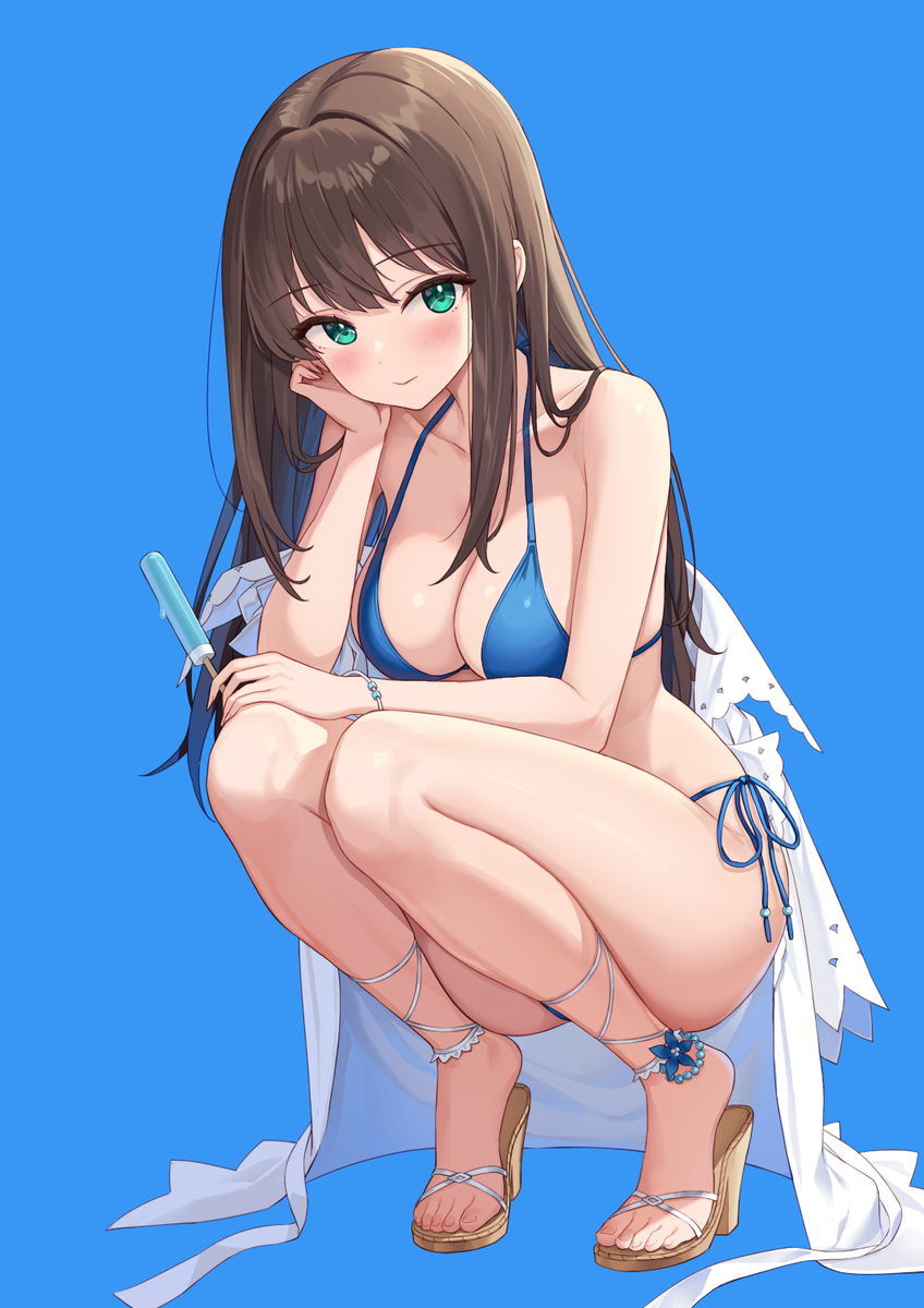 This is a pixiv picture whose title is 水着しぶりん.