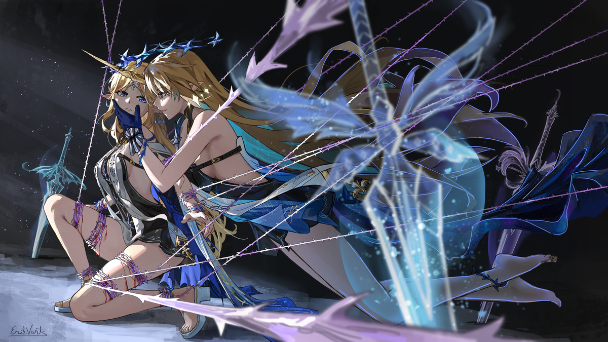 This is a pixiv picture whose title is Inner battle.