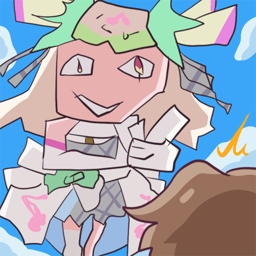 This is a pixiv picture whose title is 遭遇.