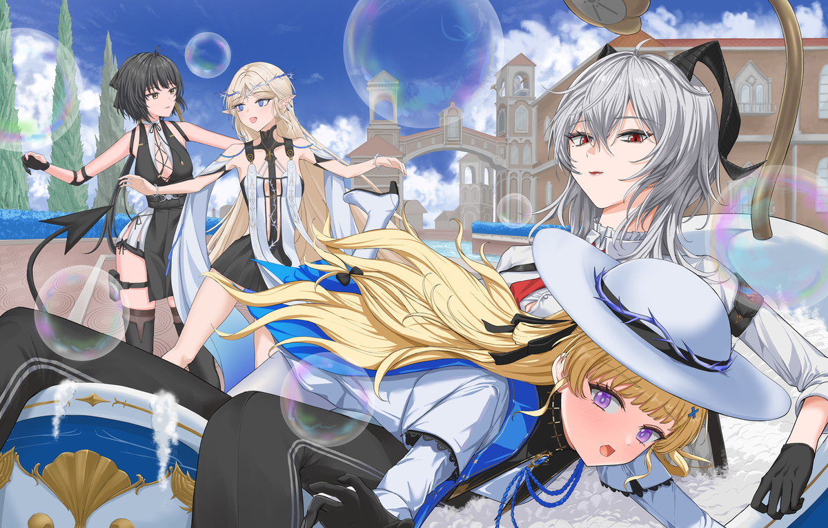 This is a pixiv picture whose title is タブドッグ.