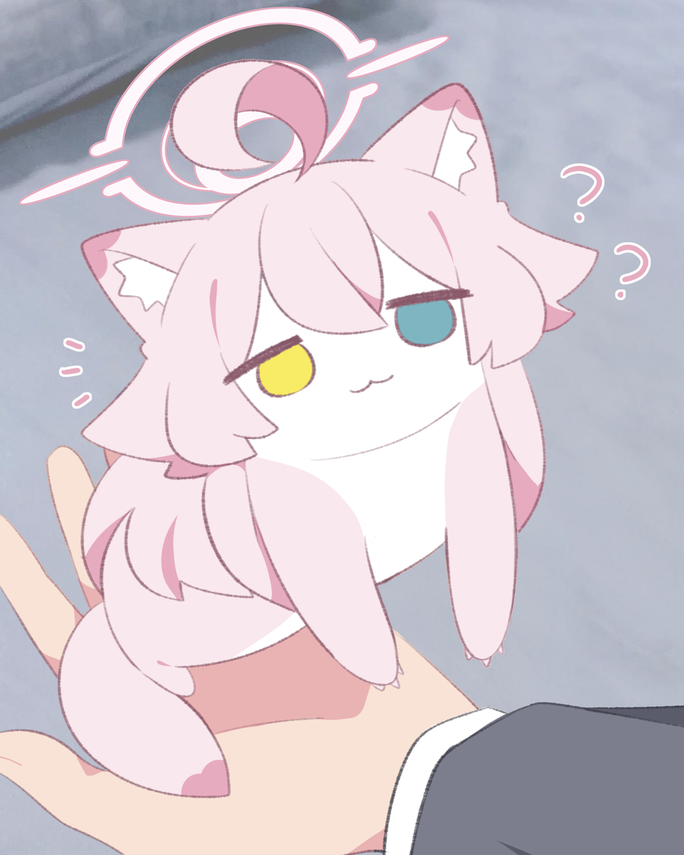 This is a pixiv picture whose title is うへ~ほっぺが伸びるよ~🩷ホシノイタチ !!.