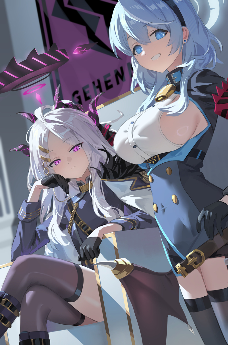 This is a pixiv picture whose title is 風紀.