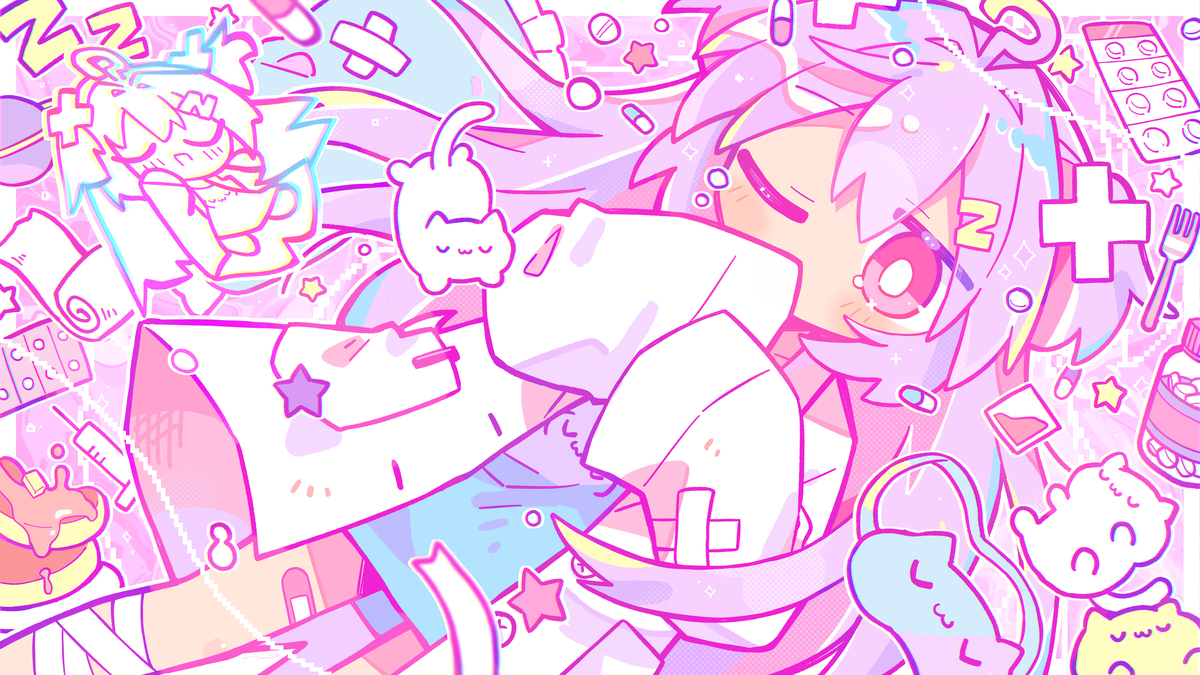 This is a pixiv picture whose title is 💤.