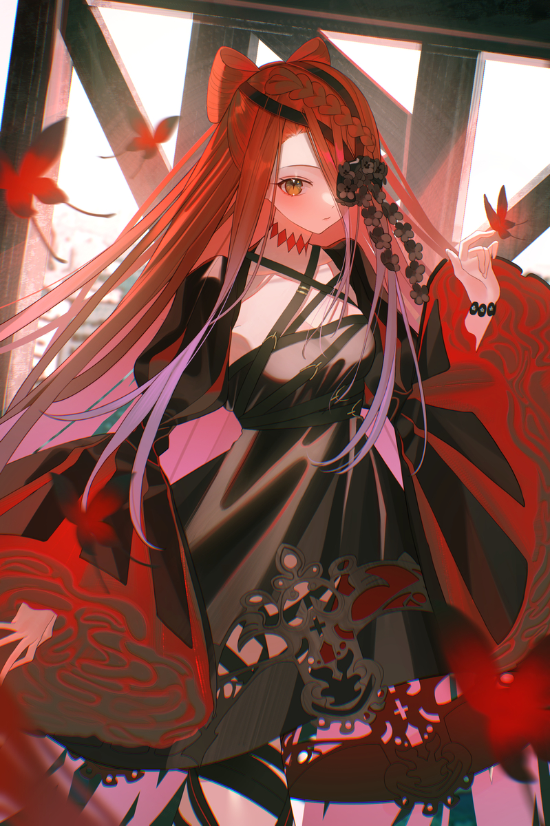 This is a pixiv picture whose title is 🦋.