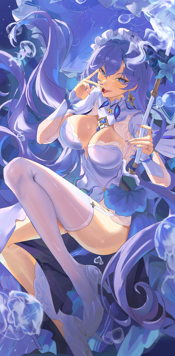 This is a pixiv picture whose title is 坎特蕾拉Cantarella☂️💙.