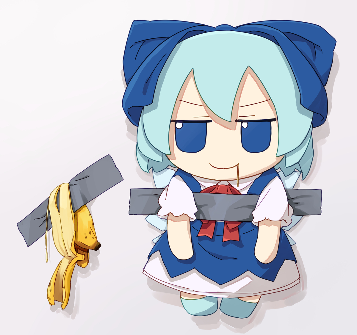 This is a pixiv picture whose title is ここに居れば毎日バナナが食べれます.