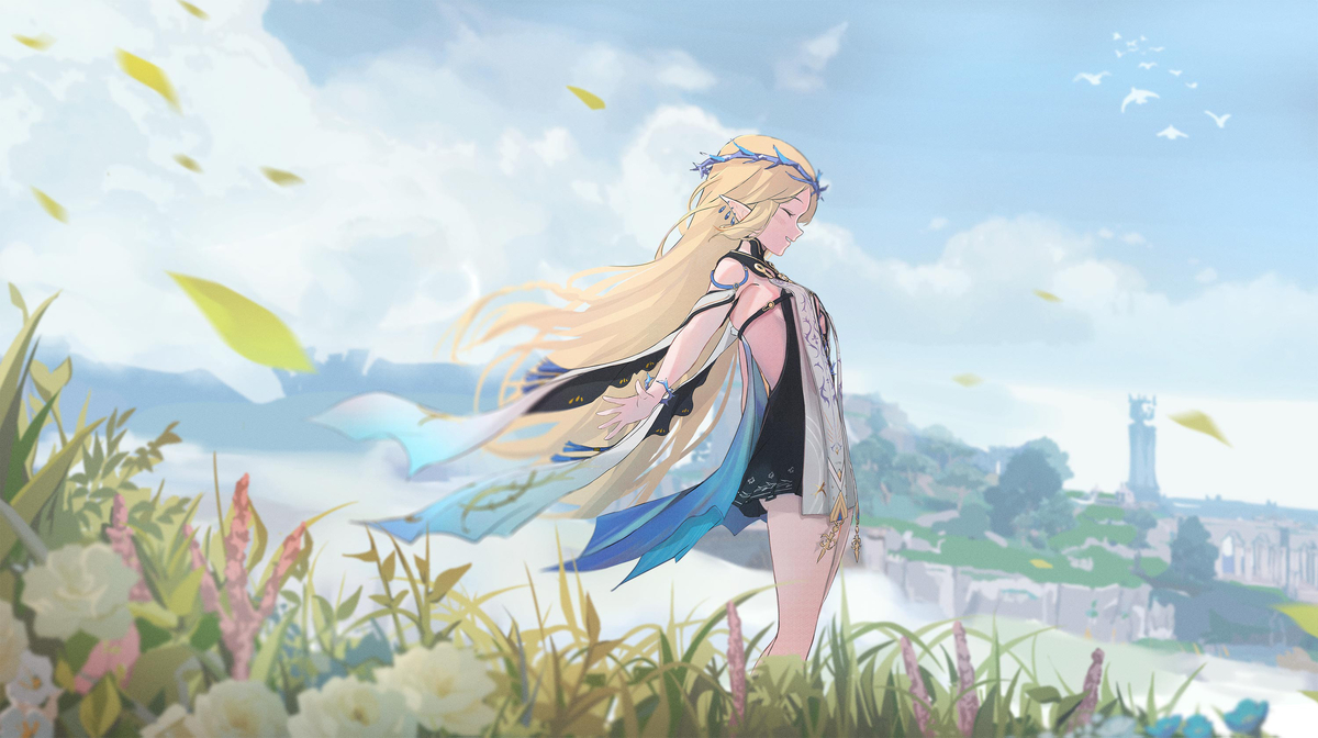 This is a pixiv picture whose title is 自由.