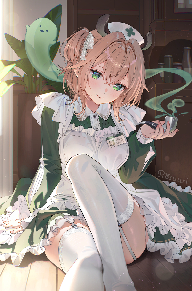 This is a pixiv picture whose title is Nimi.