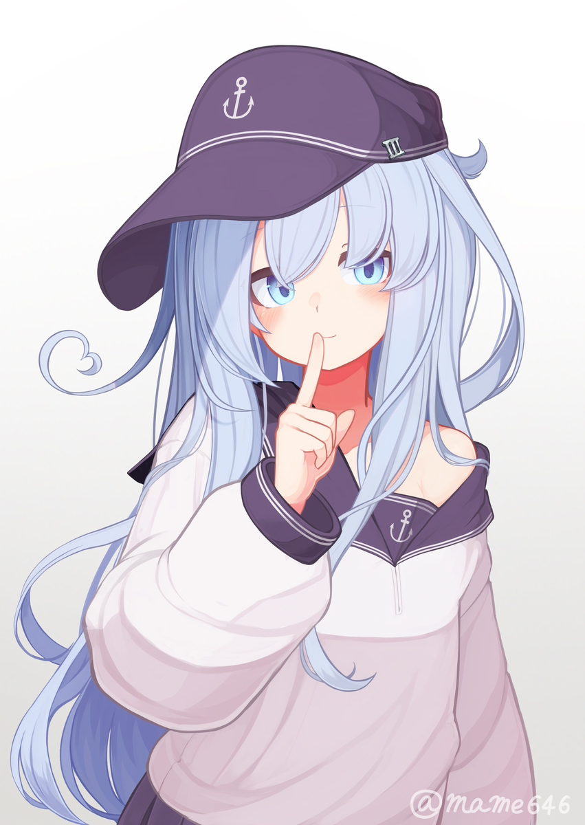 This is a pixiv picture whose title is 響の進水日！.