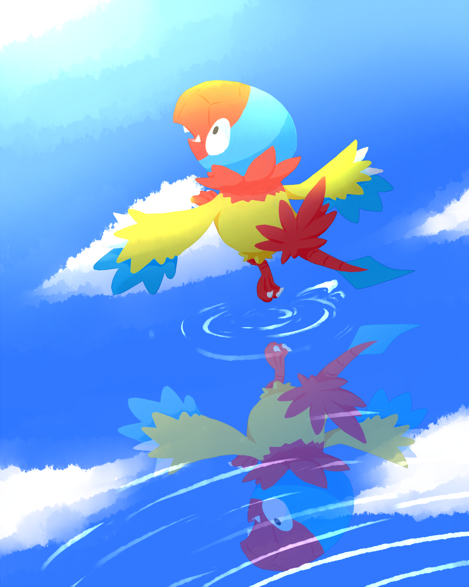 This is a pixiv picture whose title is そらをとぶ.
