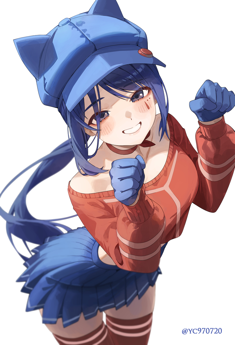 This is a pixiv picture whose title is キャッピー.