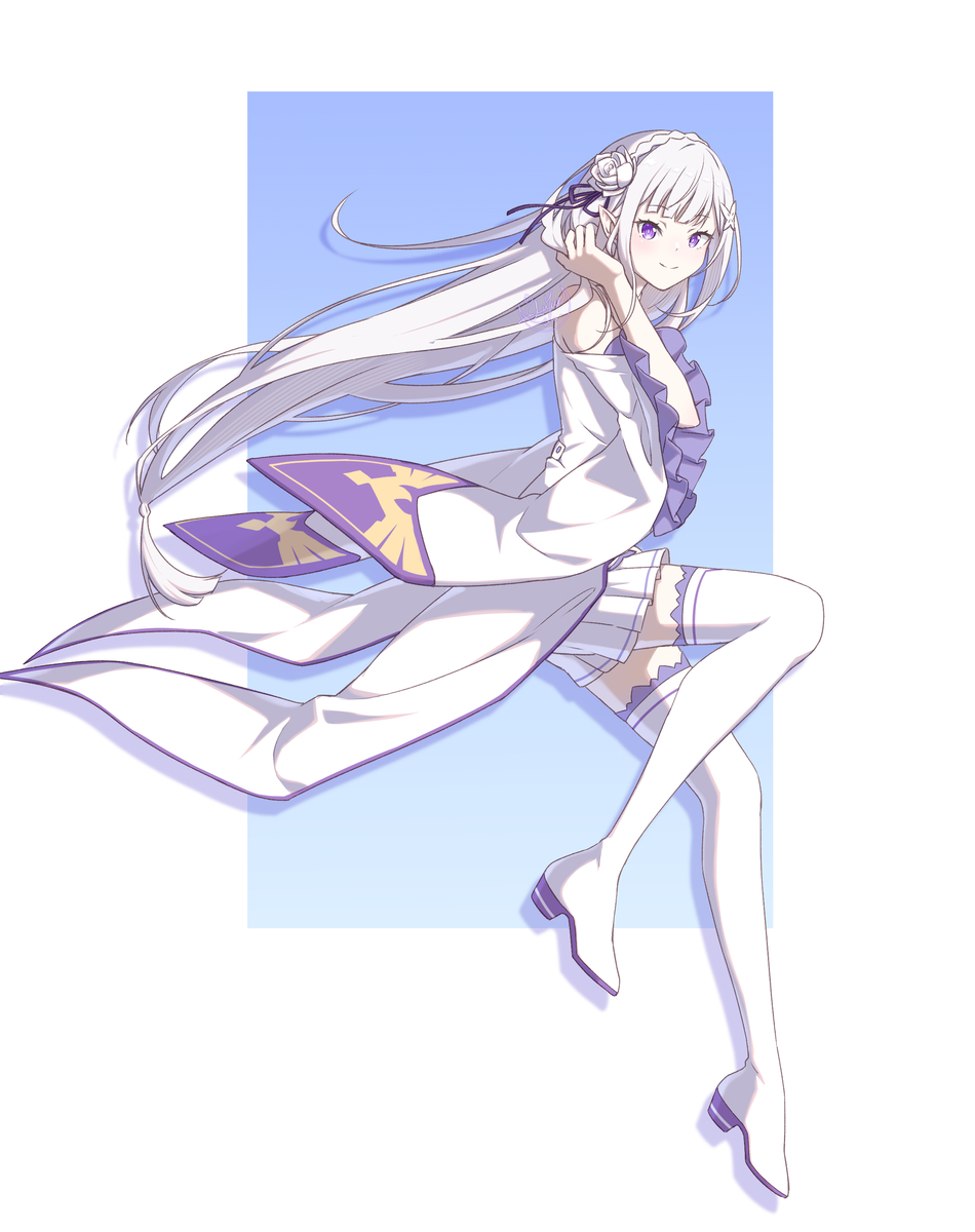 This is a pixiv picture whose title is Day75 爱蜜莉雅.