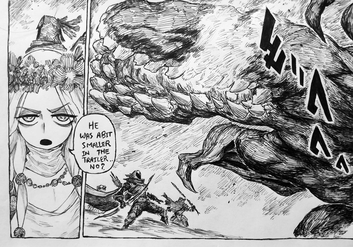 This is a pixiv picture whose title is Chaos Deviljho.