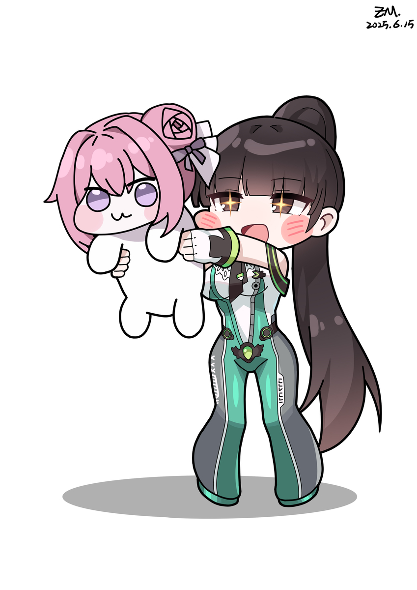 This is a pixiv picture whose title is Doro & Eve.