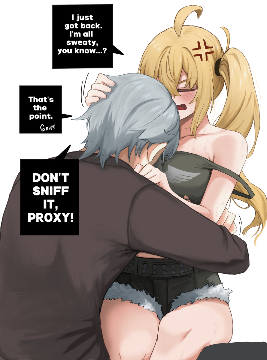 This is a pixiv picture whose title is Sniff.