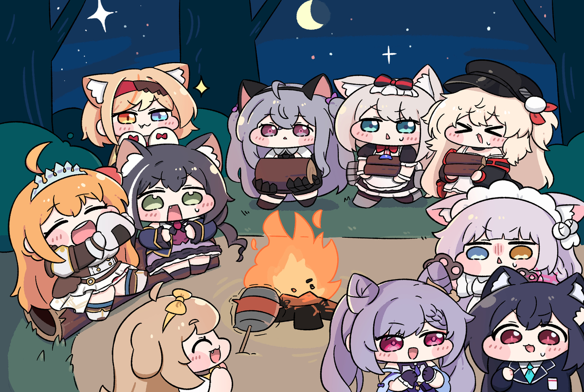 This is a pixiv picture whose title is CM.
