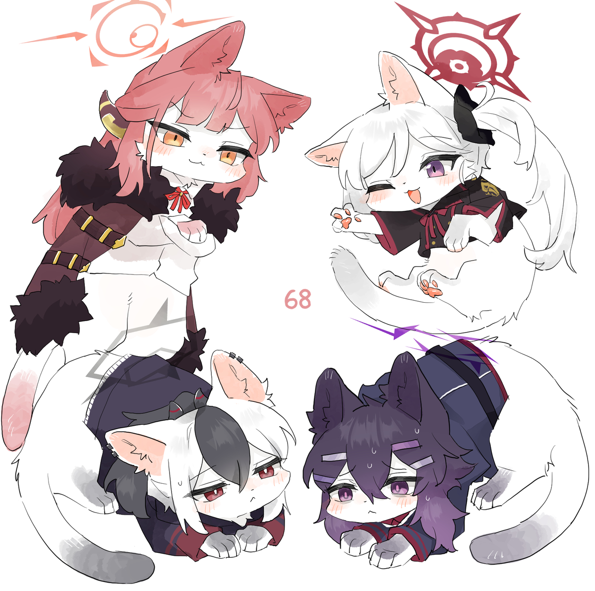 This is a pixiv picture whose title is 6/8.