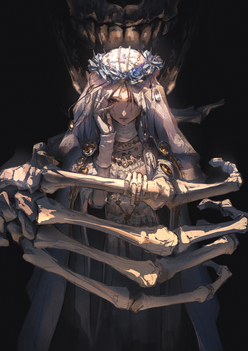 This is a pixiv picture whose title is 復讐者.