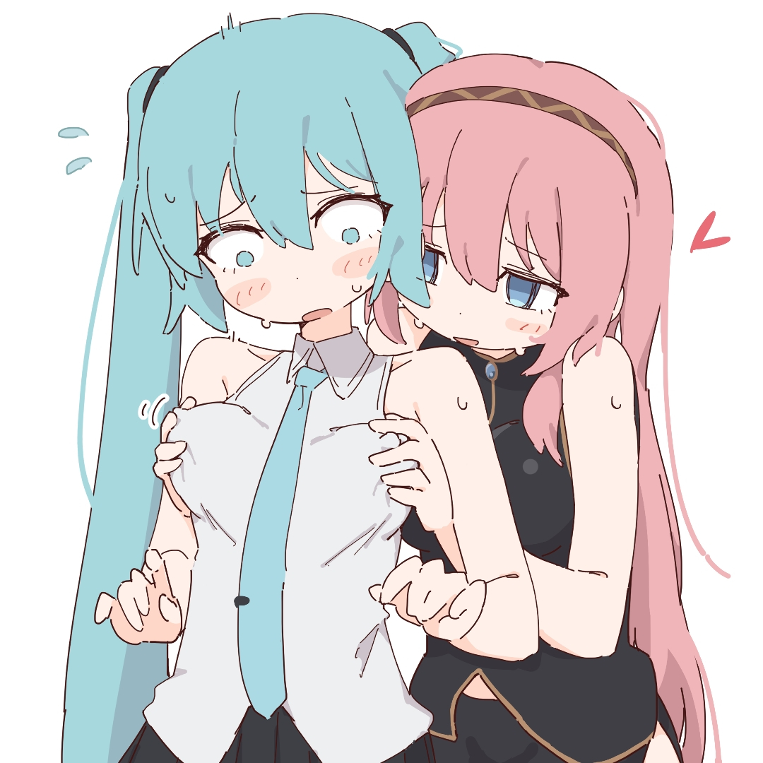 This is a pixiv picture whose title is あっ…ルカさん、そこは…💕.