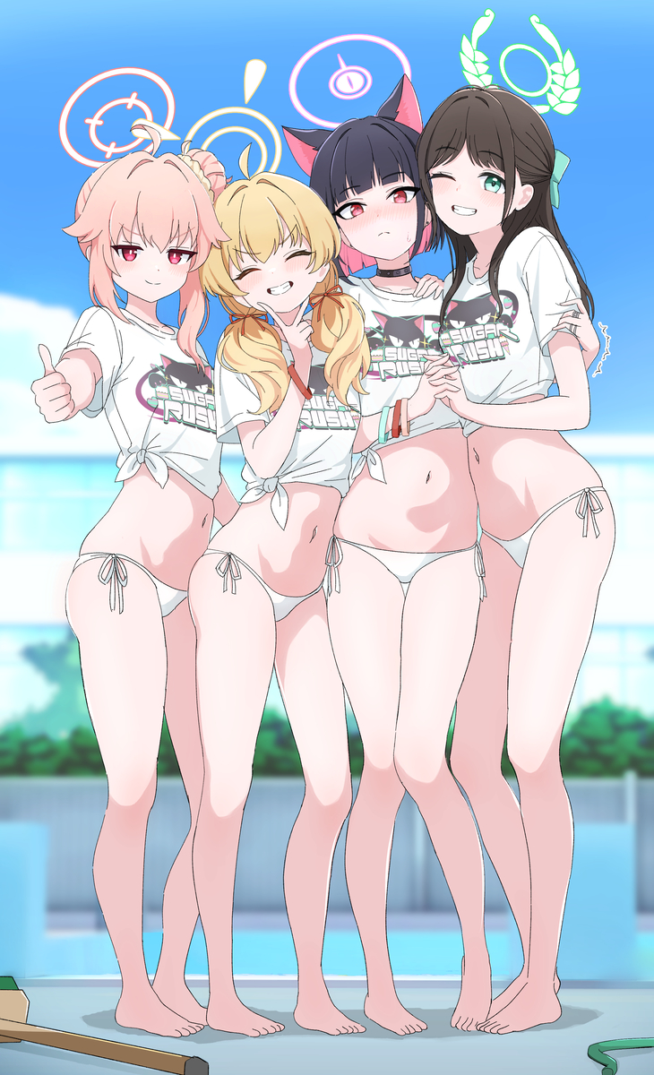 This is a pixiv picture whose title is 今週の放課後スイーツ部.