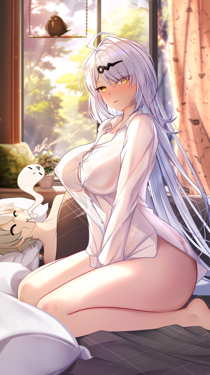 This is a pixiv picture whose title is 画质增幅版师父姐姐.