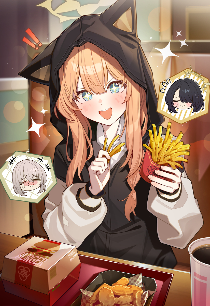 This is a pixiv picture whose title is このポテトフライ、とてもおいしいです！.
