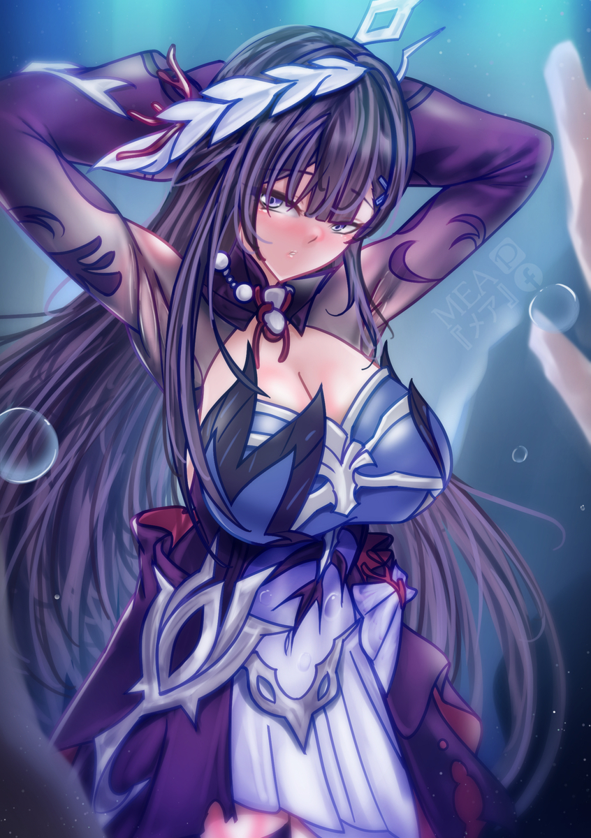 This is a pixiv picture whose title is 🌊.