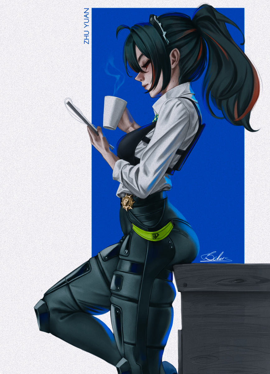 This is a pixiv picture whose title is Busy Zhu Yuan.