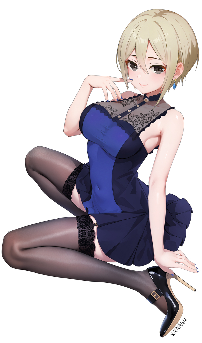This is a pixiv picture whose title is 塩見周子.