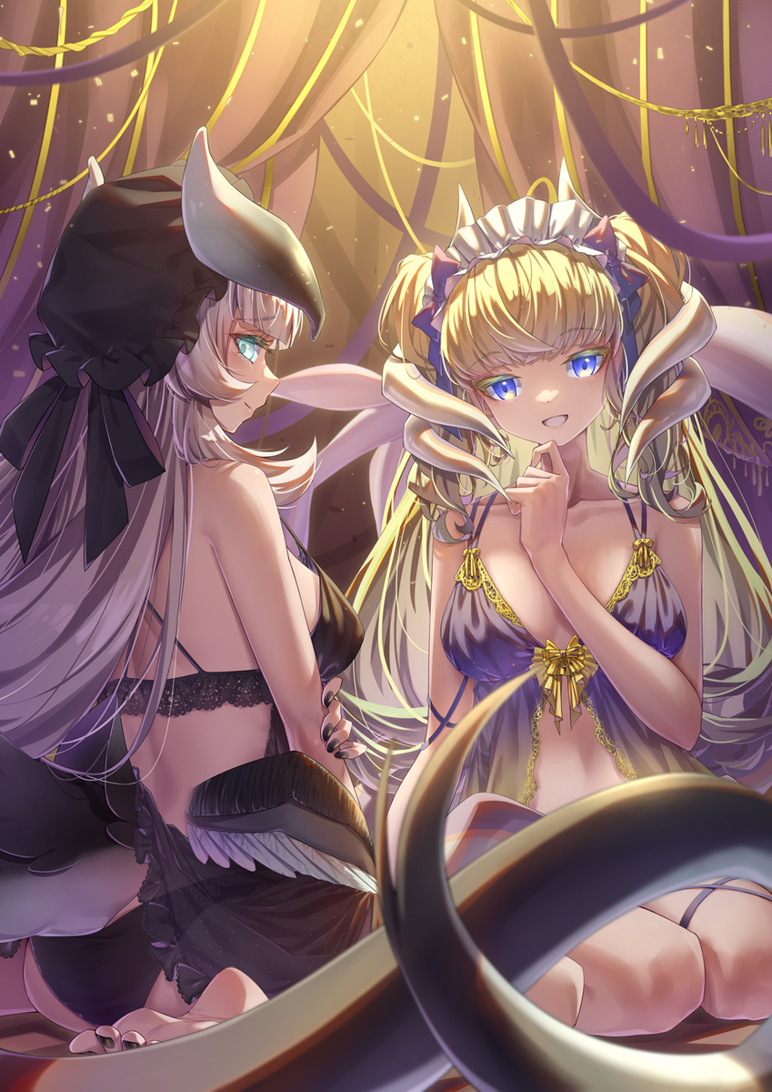 This is a pixiv picture whose title is Mädelsabend.