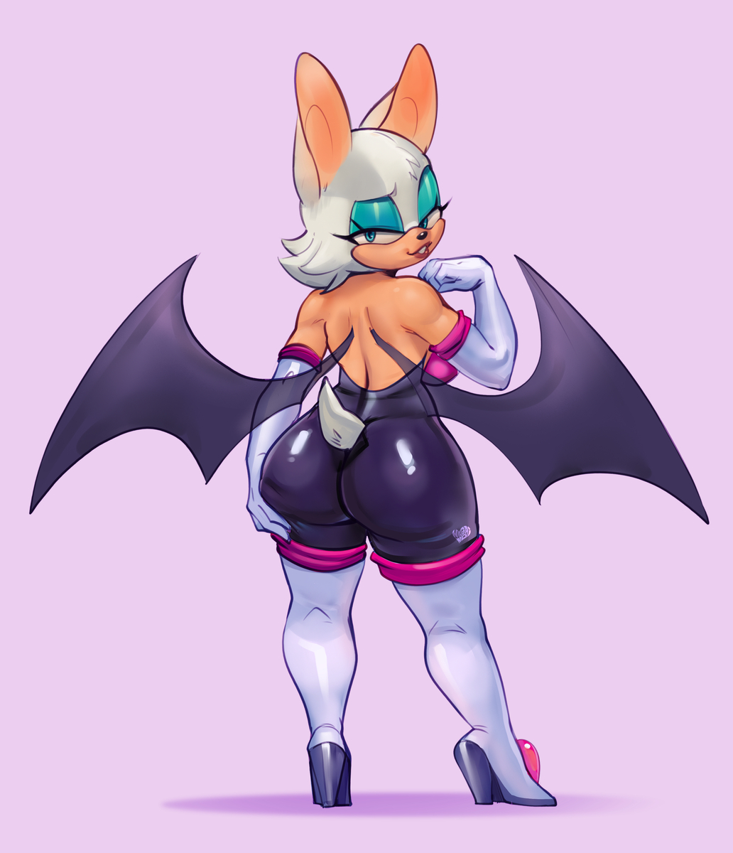 This is a pixiv picture whose title is Rouge.