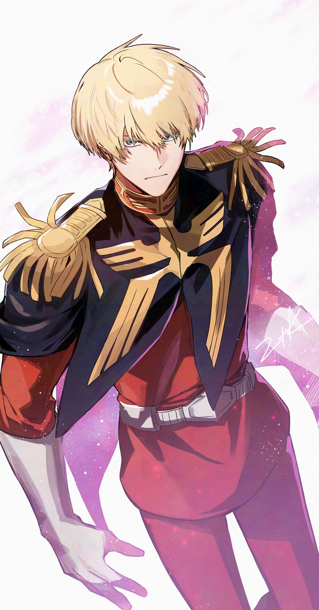 This is a pixiv picture whose title is 赤い彗星.