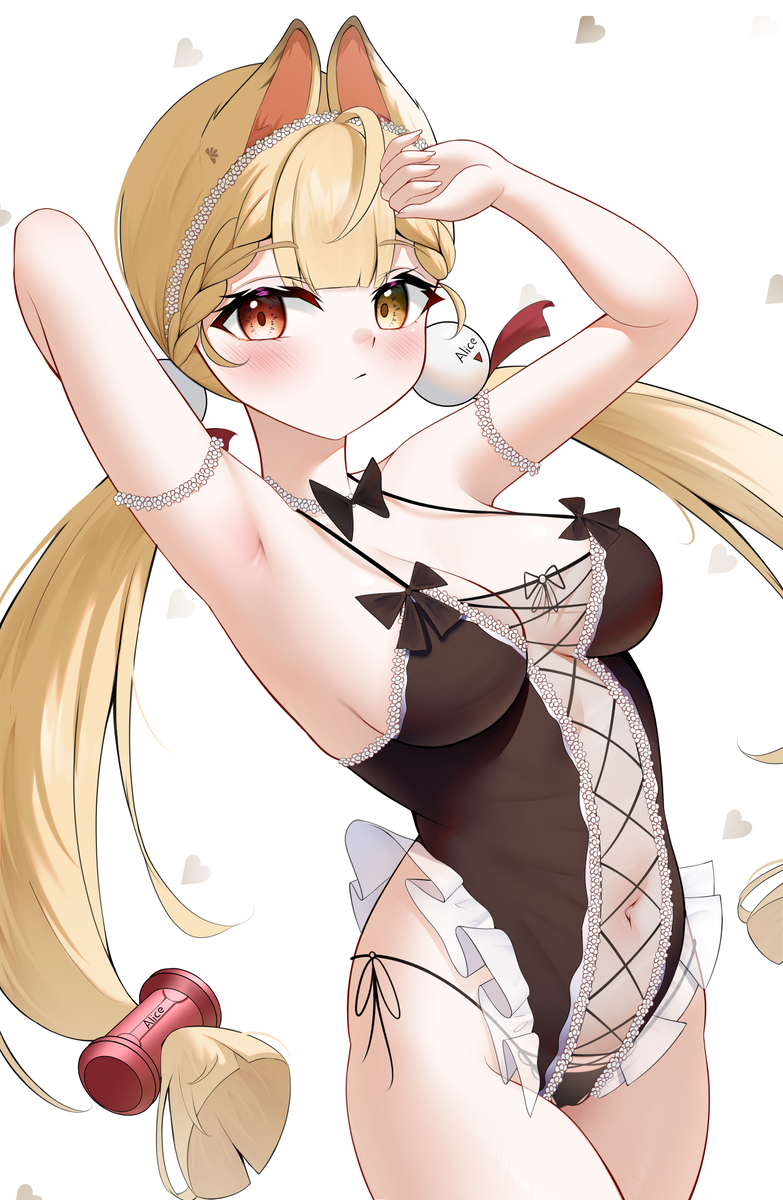 This is a pixiv picture whose title is Bunny Alice.
