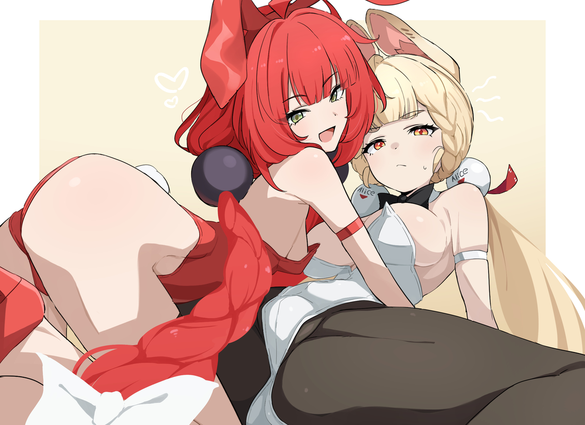 This is a pixiv picture whose title is 🐰.