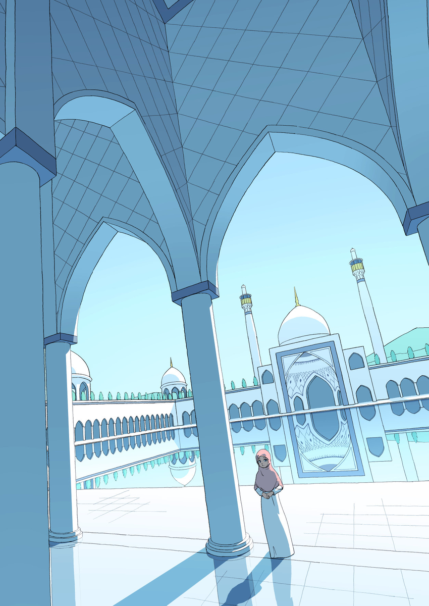 This is a pixiv picture whose title is モスク.