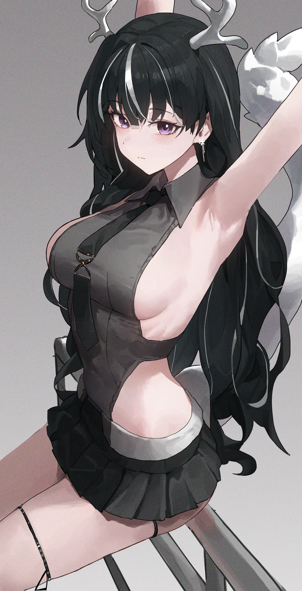 This is a pixiv picture whose title is 하치.