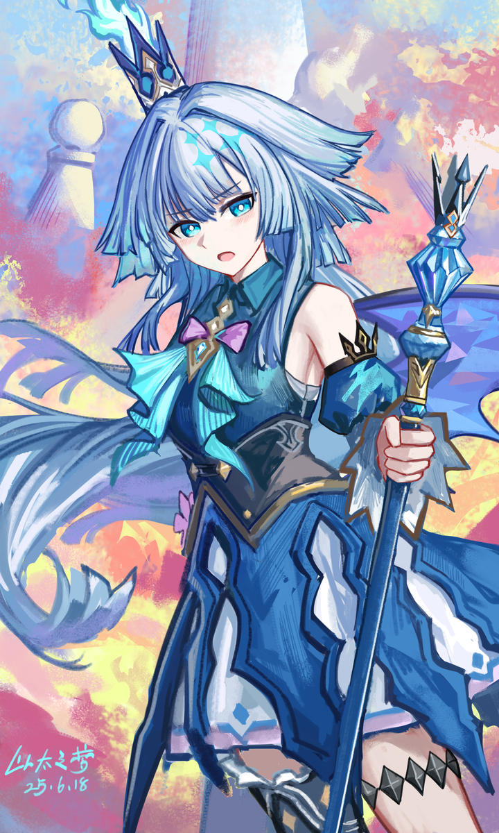 This is a pixiv picture whose title is 刻律德菈~战火棋局.