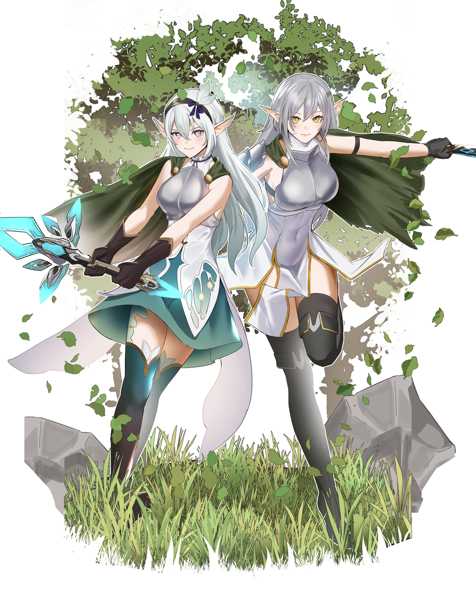 This is a pixiv picture whose title is StelleFly - Fantasy AU 🍃.