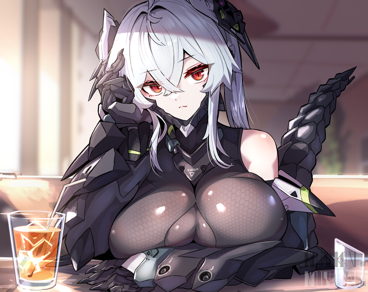 This is a pixiv picture whose title is 「とりあえずここで巻きましょうか」.
